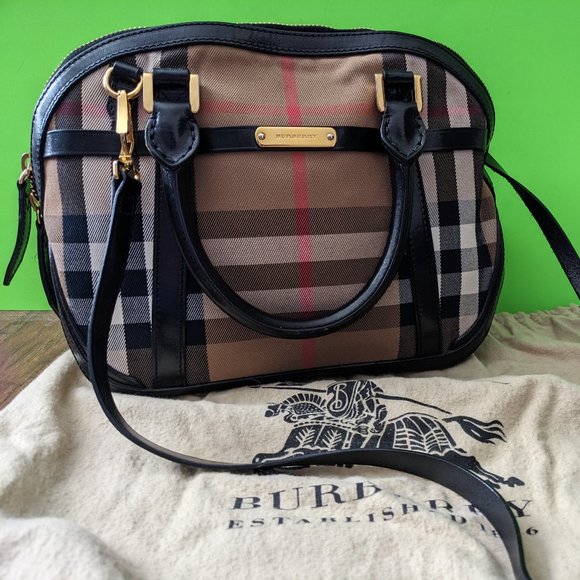 Burberry Bags Classic Burberry Satchel With Crossbody Option Poshmark